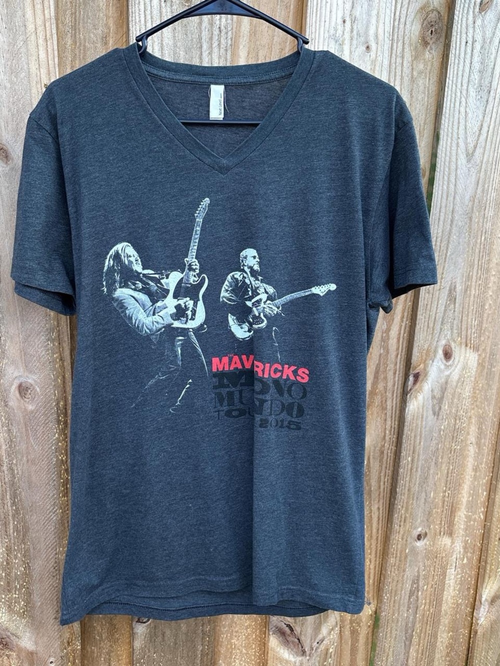 Next Level Apparel Mavericks mono
Mundo tour 2015 men's V neck Tshirt